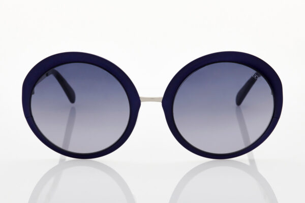 Dark Blue Silver Sunglasses Emilio Pucci for women