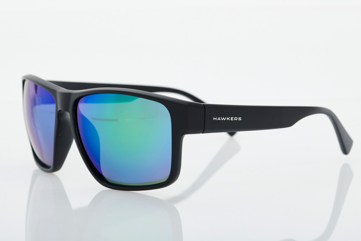 Male black sunglasses Polarized Black Emerald Faster