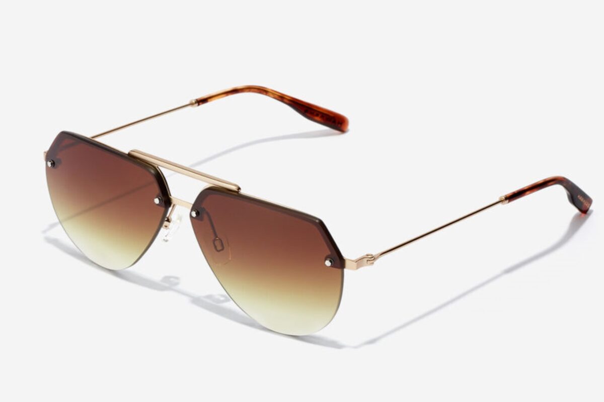 Gold unisex sunglasses Hawkers Cooper