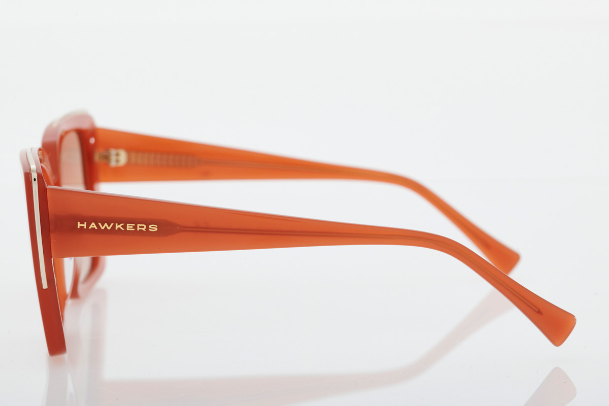 Orange female Hawkers sunglasses - Chazara Caramel