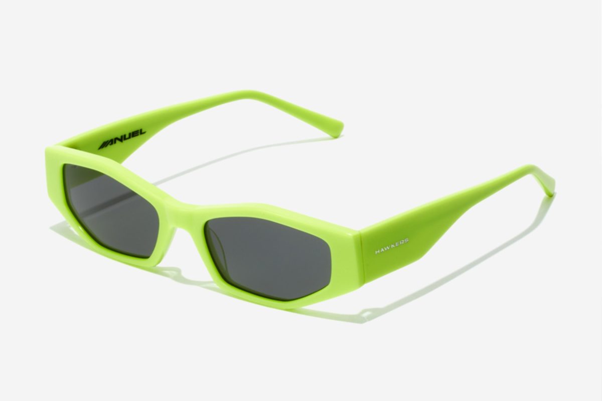 Unisex Πράσινα Γυαλιά Ηλίου Hawkers x Anuel - Aperol Neon Dark